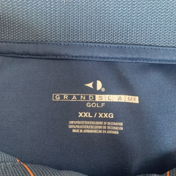 Grand Slam Men's Blue Golf Polo Shirt Size XXL 2XL - Picture 6 of 6